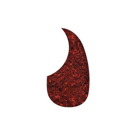 pickguard, acoustic, teardrop model, self adhesive, tortoise intense