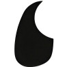 pickguard, acoustic, teardrop model LH, self adhesive, black