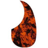 pickguard, acoustic, teardrop model, self adhesive, marble orange