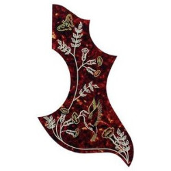 pickguard, acoustic, self adhesive hummingbird model