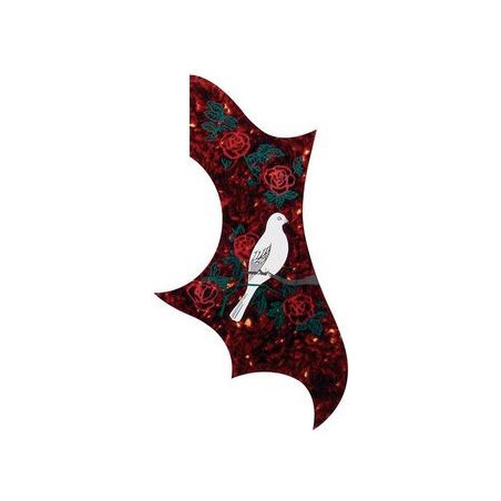pickguard, acoustic, self adhesive dove model