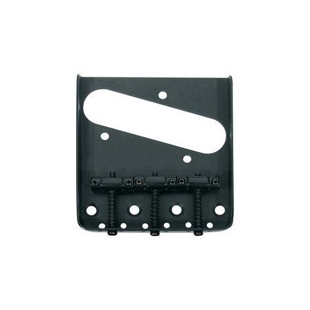 Bridge Tailpiece Black for Tele