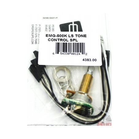 EMG Potentiometer Tone, 500K, SPL Long Shaft