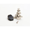 Kluson Modern "Roundback" / Ebony / 3+3