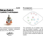 3 positions "Vario" Rotary Switch