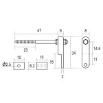 335/175 PICKGUARD BRACKET