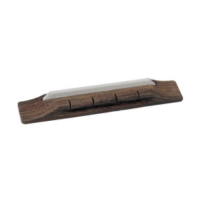 Bridge for ukulele, plastic saddle, rosewood