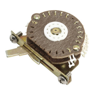 OAK® 5 WAY LEVER SWITCH DOUBLE WAFER (OUTSIDE TERMINALS)