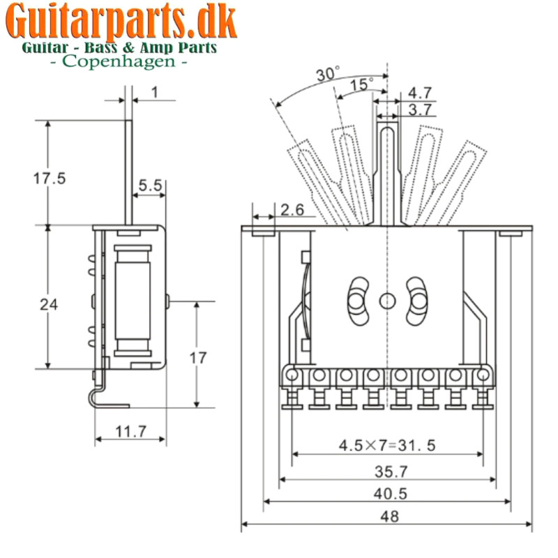METRIC 5 WAY SWITCH