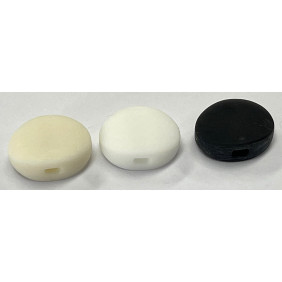 White - Vintage BUTTERBEAN BUTTON