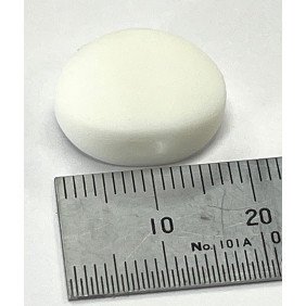 White - Vintage BUTTERBEAN BUTTON