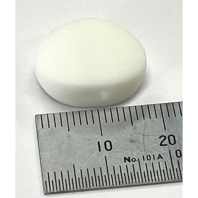 White - Vintage BUTTERBEAN BUTTON