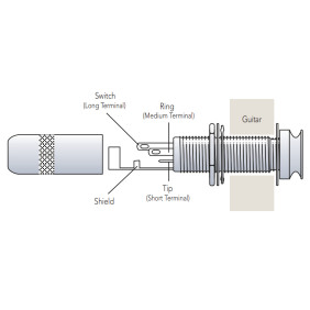 ENDPIN JACK CHROME