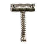 3-vintage style steel bridge saddles for Telecaster