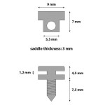 saddles for vintage tuneomatic bridge