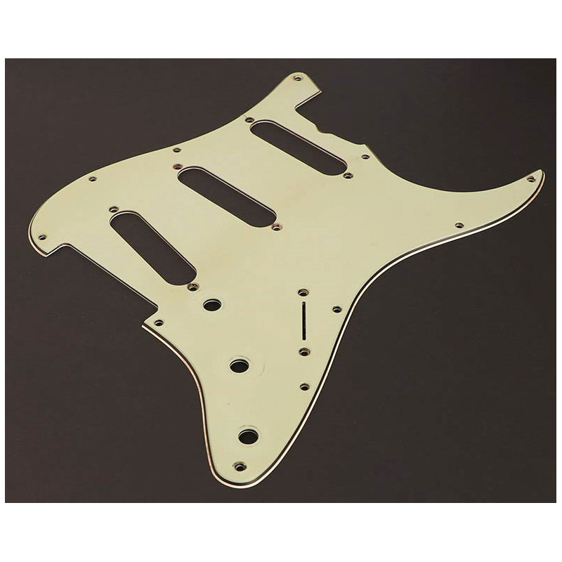 60´s-pickguard Strat SSS, 1 ply vintage white relic