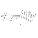 Gibson Howard Roberts 1973-81- Bracket Chrome