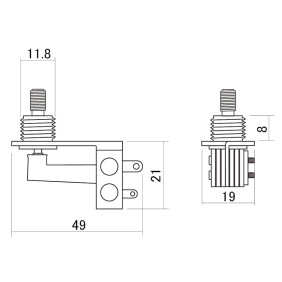 Toggle Switch "SG" 2 Pickups