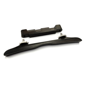 MANDOLIN BRIDGE EBONY CHROME