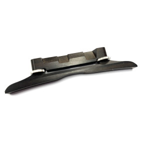 MANDOLIN BRIDGE EBONY CHROME