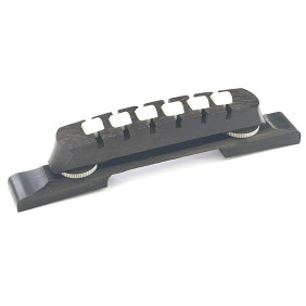 Ebony Bridge and Base for Archtop