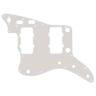 Aluminium pickguard shield for JM, 13 huller