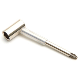 Trussrod Socket Wrench, 105°
5/16" / 7.94 mm Gibson hexagonal trussrod nuts.