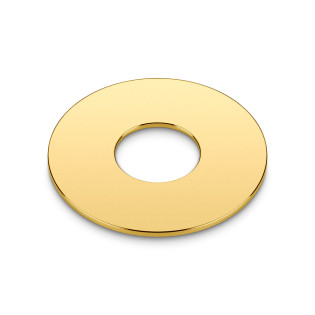 Schaller Toggle Switch Plate Metal Gold