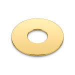 Schaller Toggle Switch Plate Metal Gold
