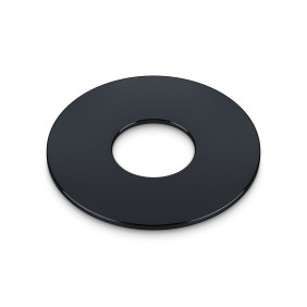 Toggle Switch Plate Metal Black