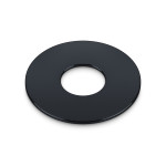 Toggle Switch Plate Metal Black