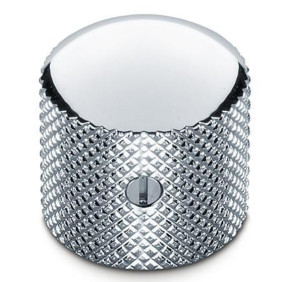 1 x Schaller Dome knob 6,0 mm Chrome / Brass (metric)