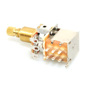 A500K PUSH PUSH POT 3/8 inch  W/DPDT SWITCH US SPEC