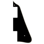 Pickguard, LP-model, Standard, 3 ply, Black & Cream