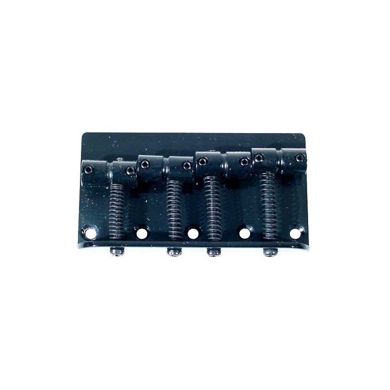 Bridge-Tailpiece, bass, pitch 19mm, black