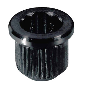 String ferrules,  8,3mm diameter x 9mm, 6-pack, black