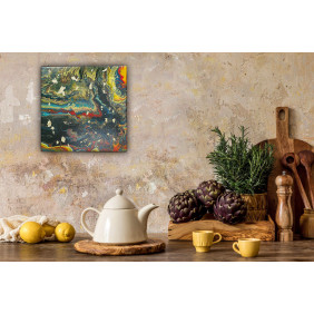 Fantasia with gold leaves