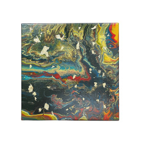 Fantasia with gold leaves