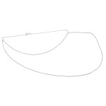 Guild M120 pickguard, acoustic, teardrop model, self adhesive, tortoise