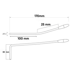 Tremolo Arm for Vintage Mustang®