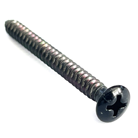 NECK SCREW BLACK 45,5mm( 1stk )