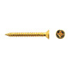 HUMBUCKER MOUNTING RING SCREW GOLD LONG (1.stk )