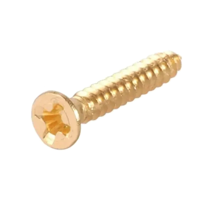 HUMBUCKER MOUNTING RING SCREW GOLD ( 1.stk )