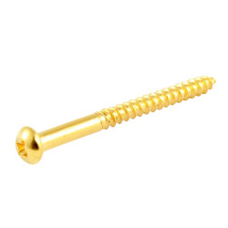 BASS PICKUP SCREW GOLD ( 1.stk )