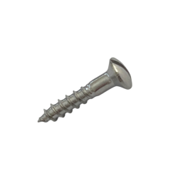 SLOT HEAD STRAT® JACKPLATE SCREW RUSTFRI - VINTAGE (1stk.)