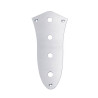 Control plate, Jazz bass, 8,5mm holes for metric pots, chrome