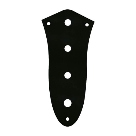 Jazz Bass Import Control Plate Black