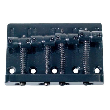Bridge-Tailpiece, bass, pitch 20mm, black