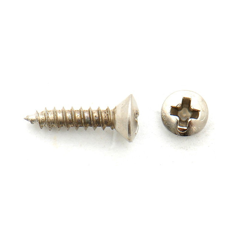 Humbucker Mounting Screws / Short, Nickel (1.stk)