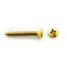 Humbucker Mounting Screws / Long, Gold (1.stk)